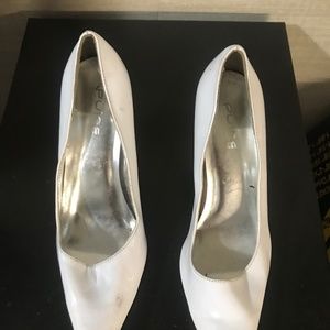 Womens white heels